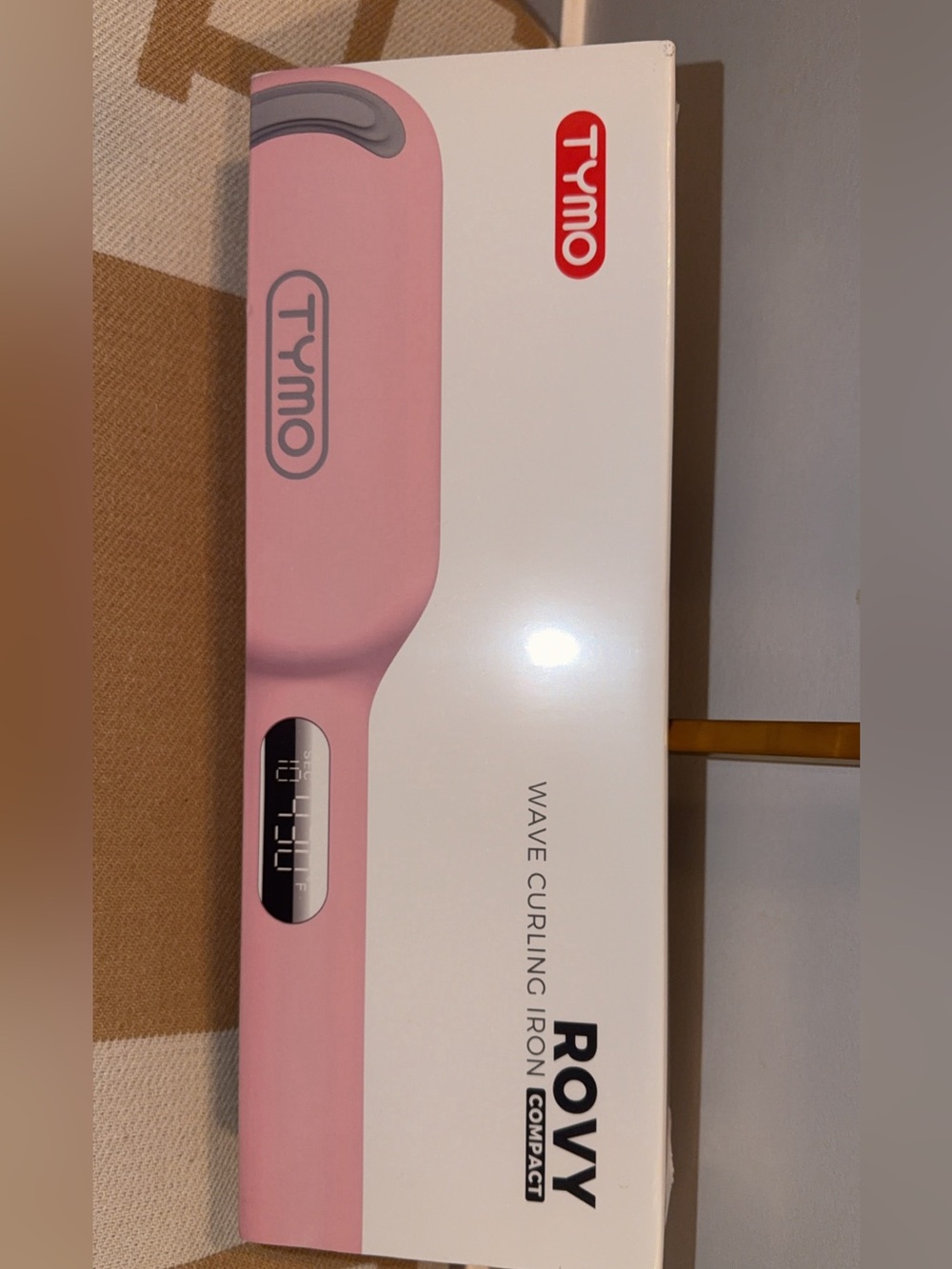 Rovy Compact Wave Curling Iron - Pink 1 inch NEW